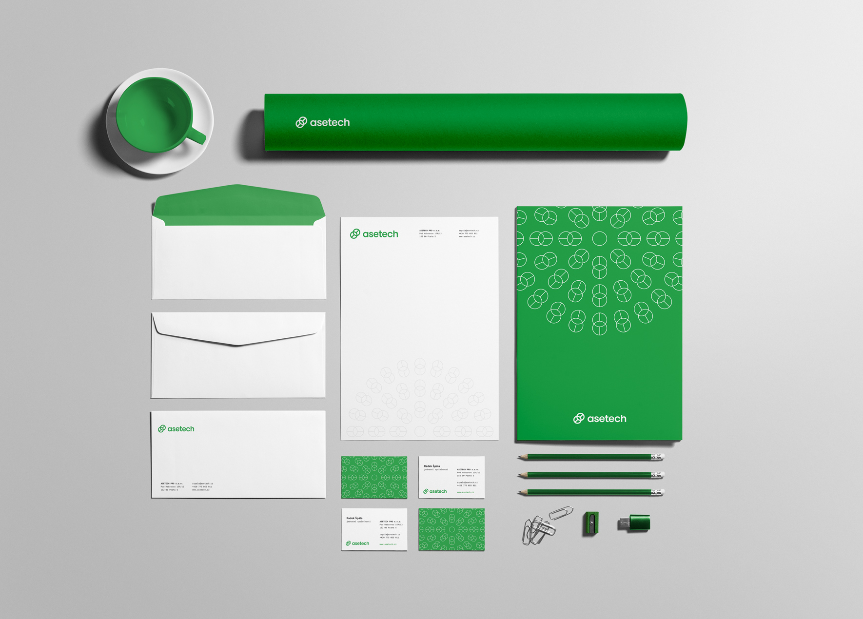 Asetech branding