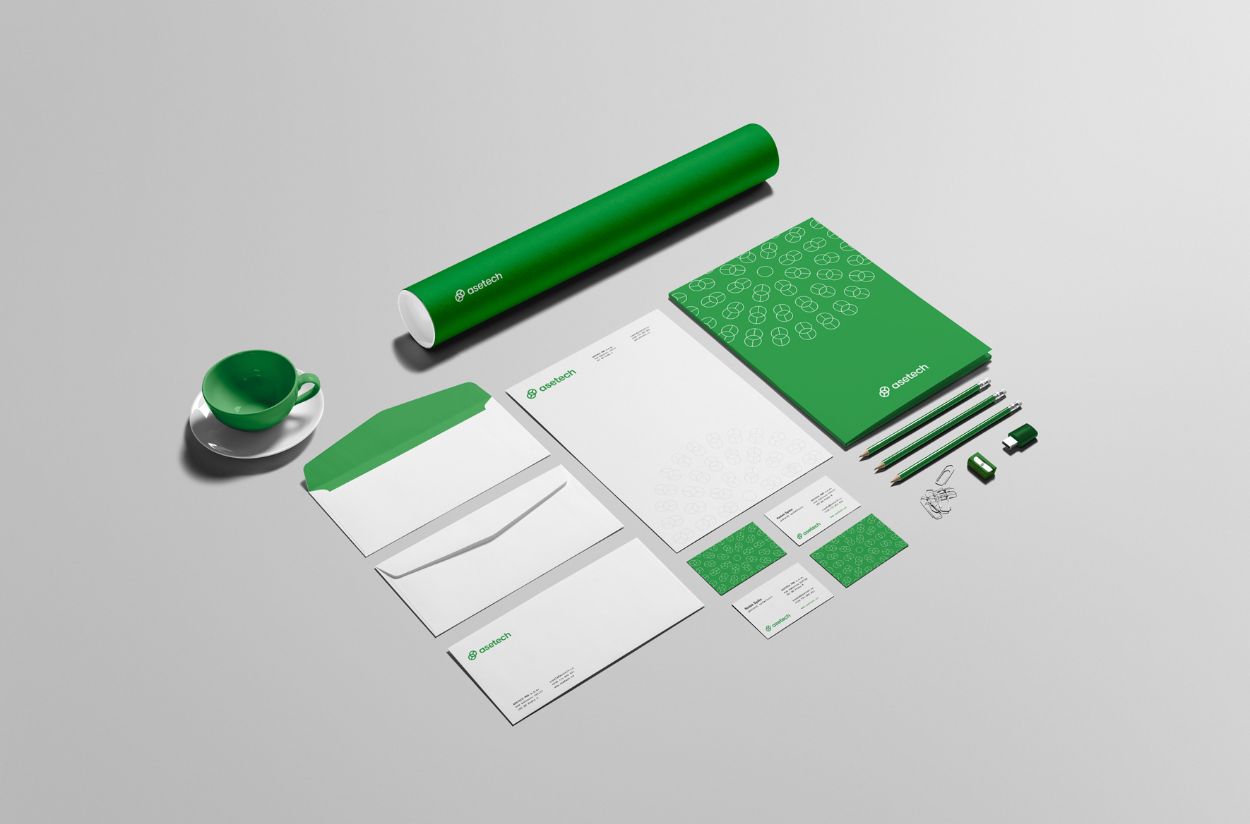 Asetech branding