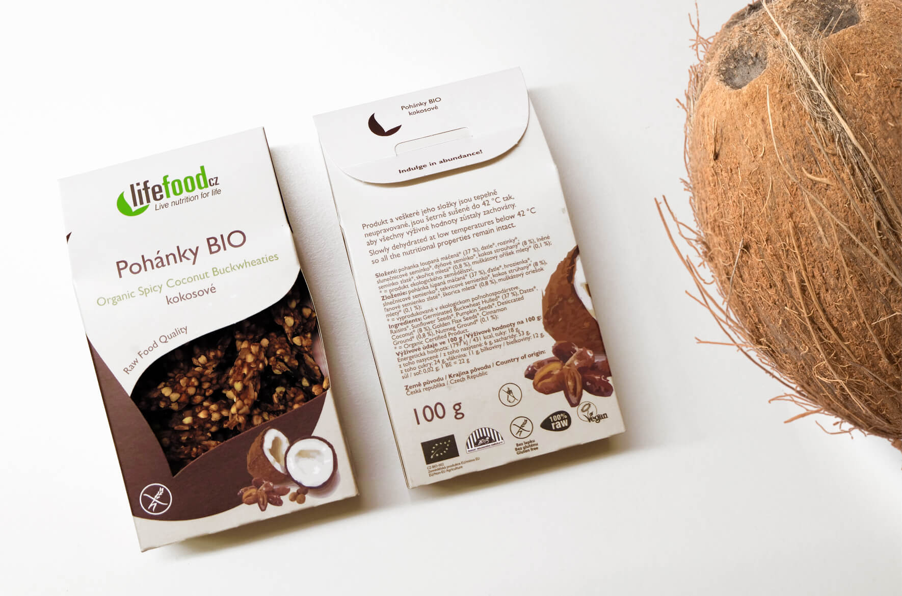 Lifefood obalový design