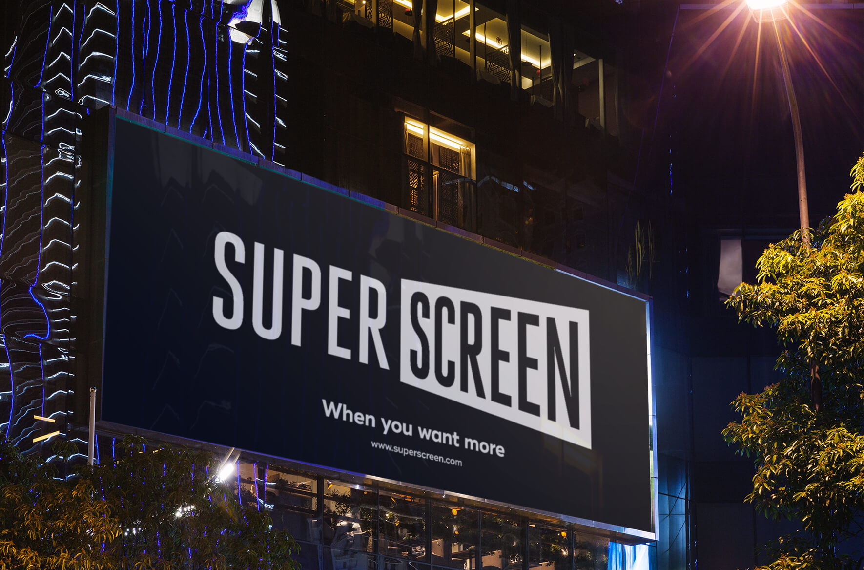Super screen bilboard